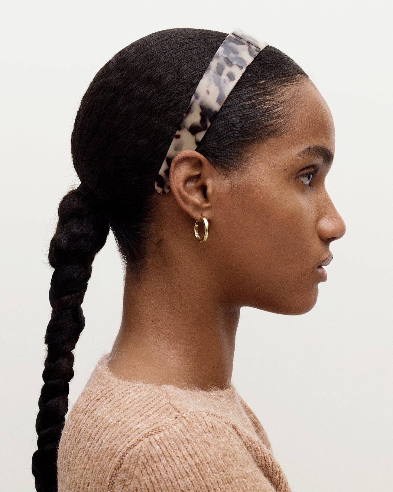 Wide Headband in Jadeite Hair Accessories MACHETE