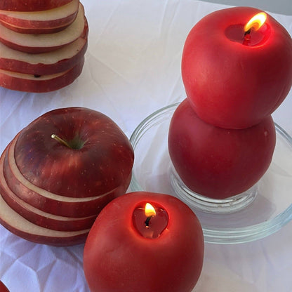 Apple Candle - Red Candles Scandles