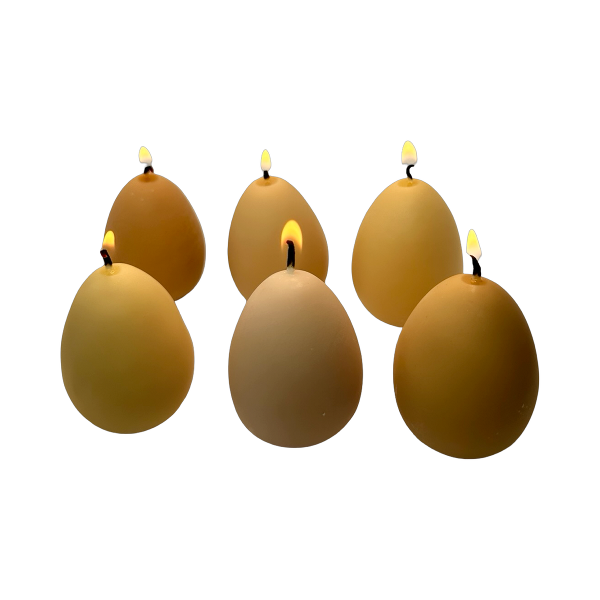Egg Candles - 6 Pack Box Candles Scandles