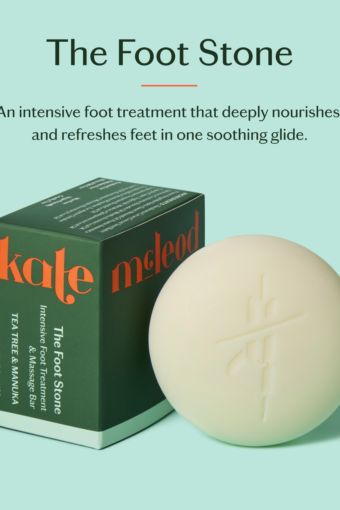 The Foot Stone | Solid Foot Moisturizer Beauty Kate McLeod
