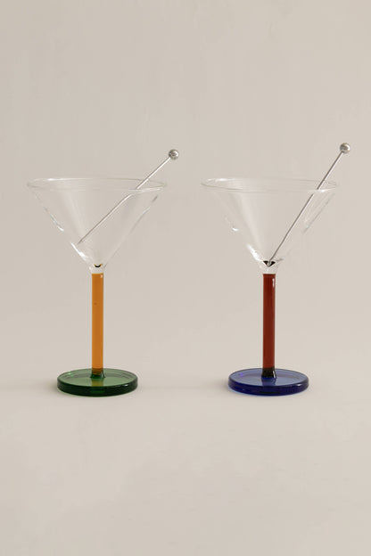 Piano Cocktail Glasses, Dizzy Home Sophie Lou Jacobsen
