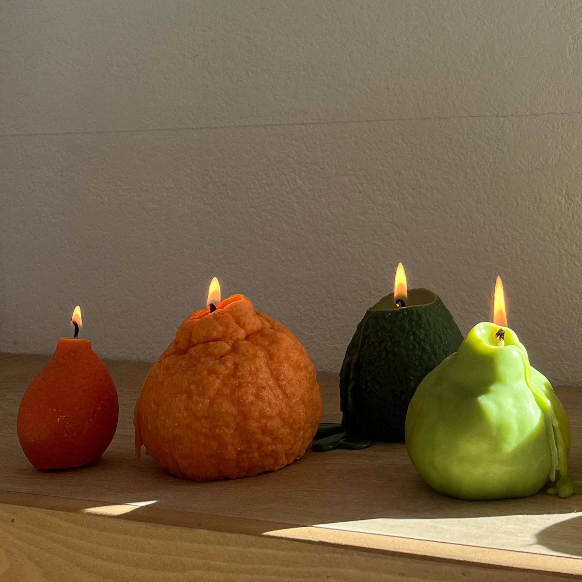 Large Dekopon Orange Candle Candles Scandles