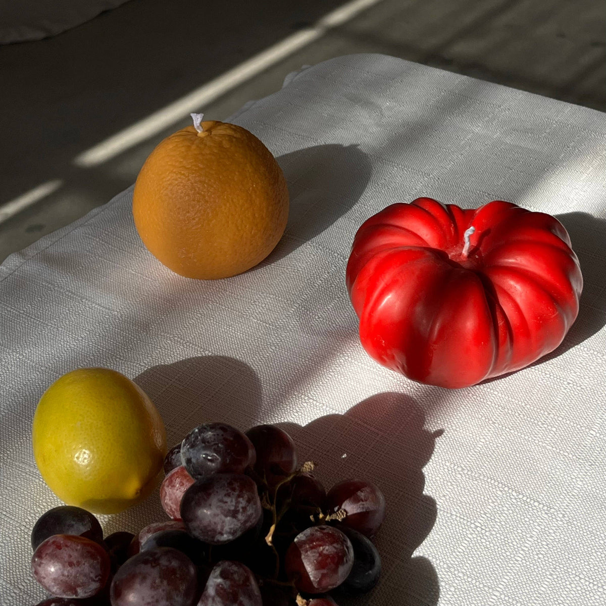 Jumbo Heirloom Tomato Candle - Red Candles Scandles