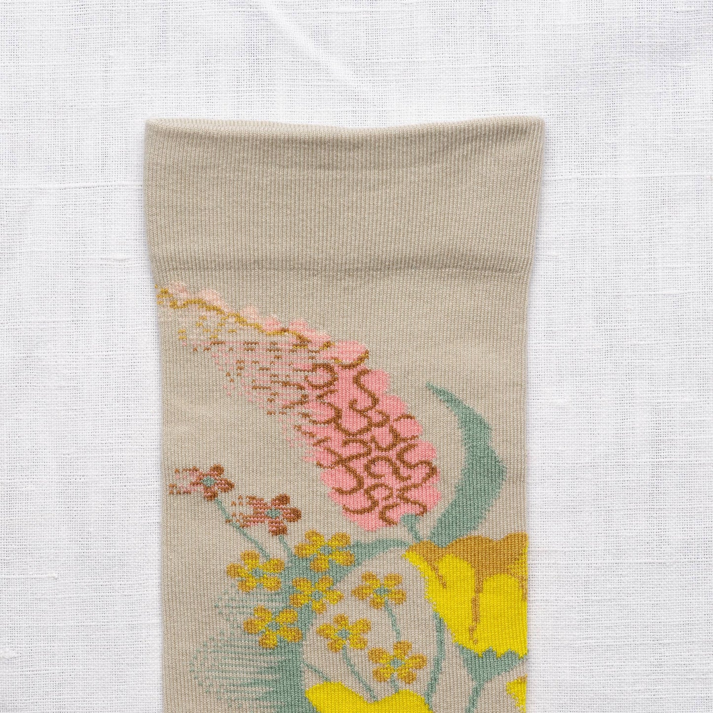 Celadon Flower Socks Bonne Maison