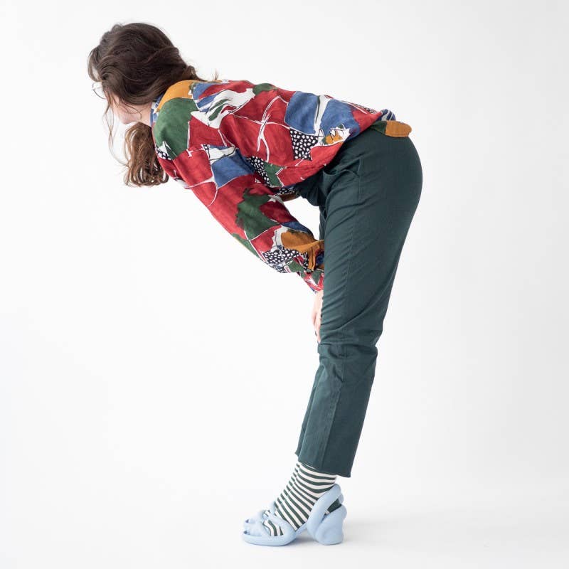 Spruce Stripe Sock Bonne Maison