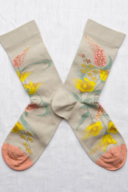 Celadon Flower Socks Bonne Maison 36/38