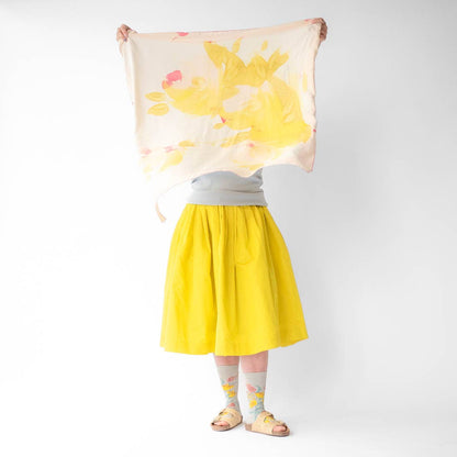 Celadon Flower Socks Bonne Maison