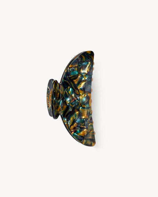 Midi Heirloom Claw in Green Tortoise MACHETE