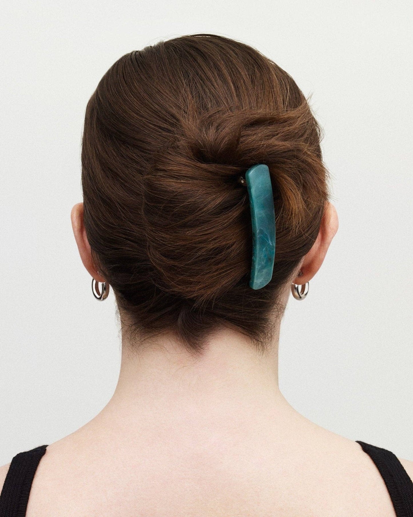 No. 3 Heirloom Barrette in White Shell MACHETE