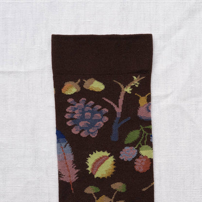Socks Semis Marron foncé Bonne Maison
