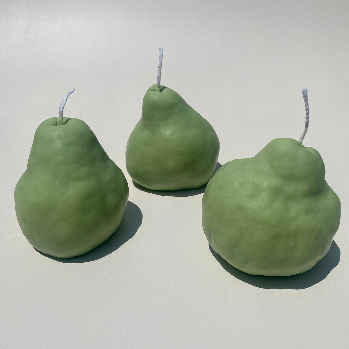 Pear Candle Candles Scandles 3 Pack of Pear Green Pear