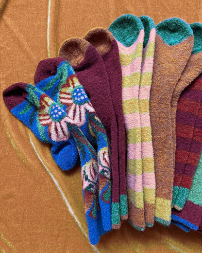 Mousse Honey Striped Socks Socks Bonne Maison