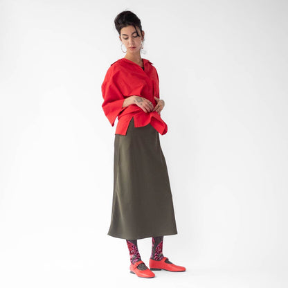 Khaki Tiger Sock Bonne Maison