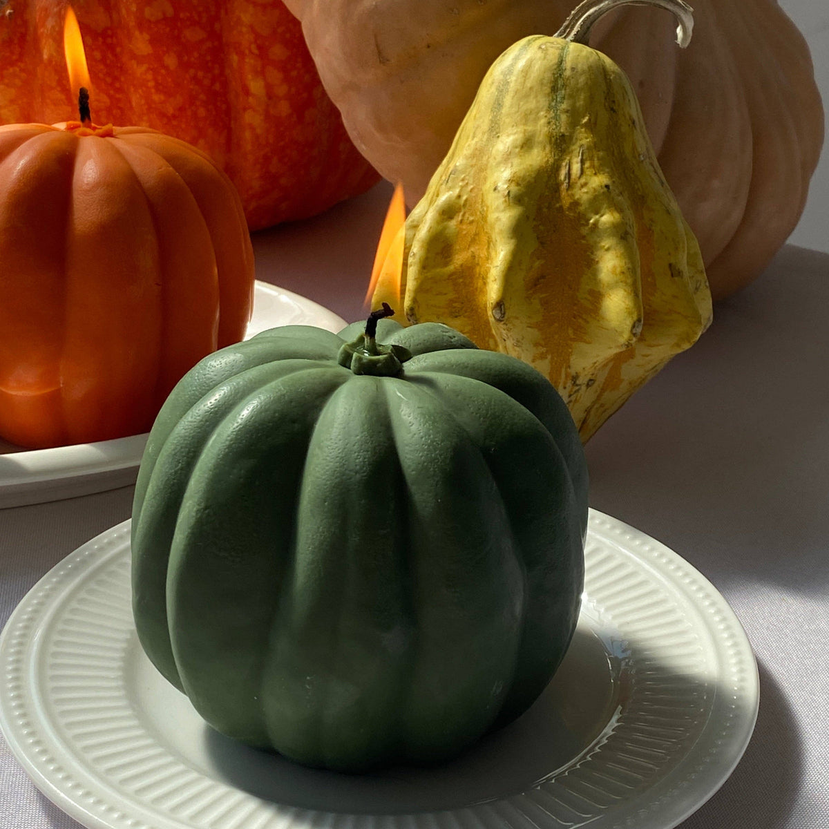 Pumpkin Candle - Green Candles Scandles