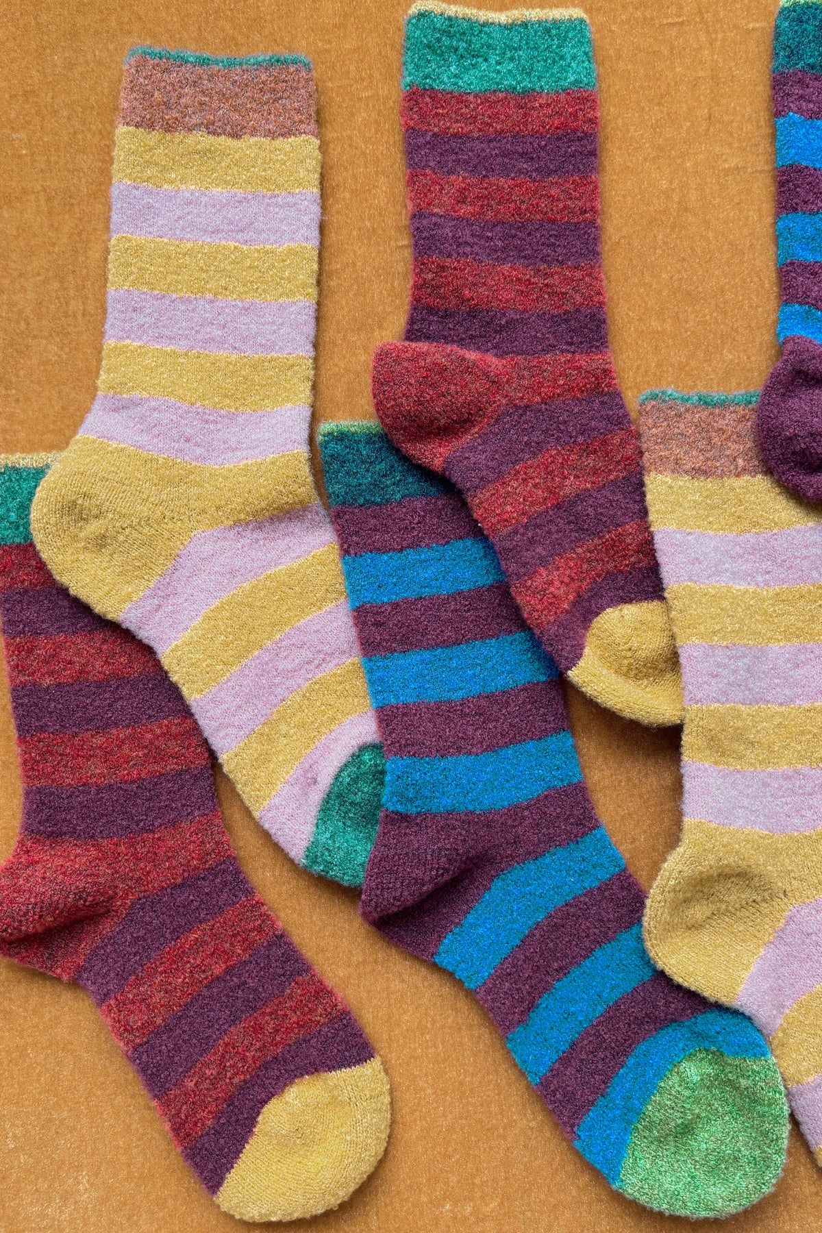 Mousse Honey Striped Socks Socks Bonne Maison