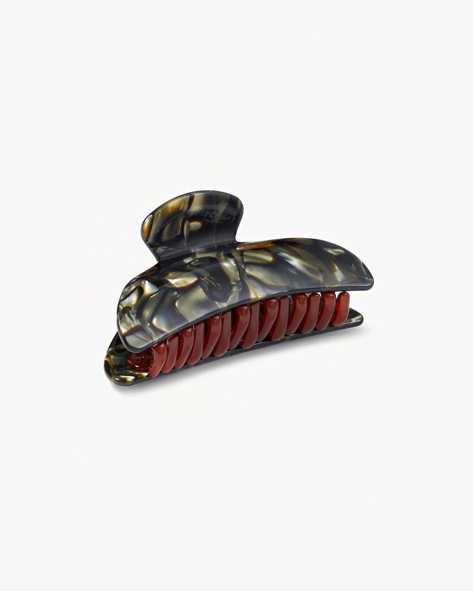 Midi Heirloom Claw in Midnight Horn Hair Accessories MACHETE