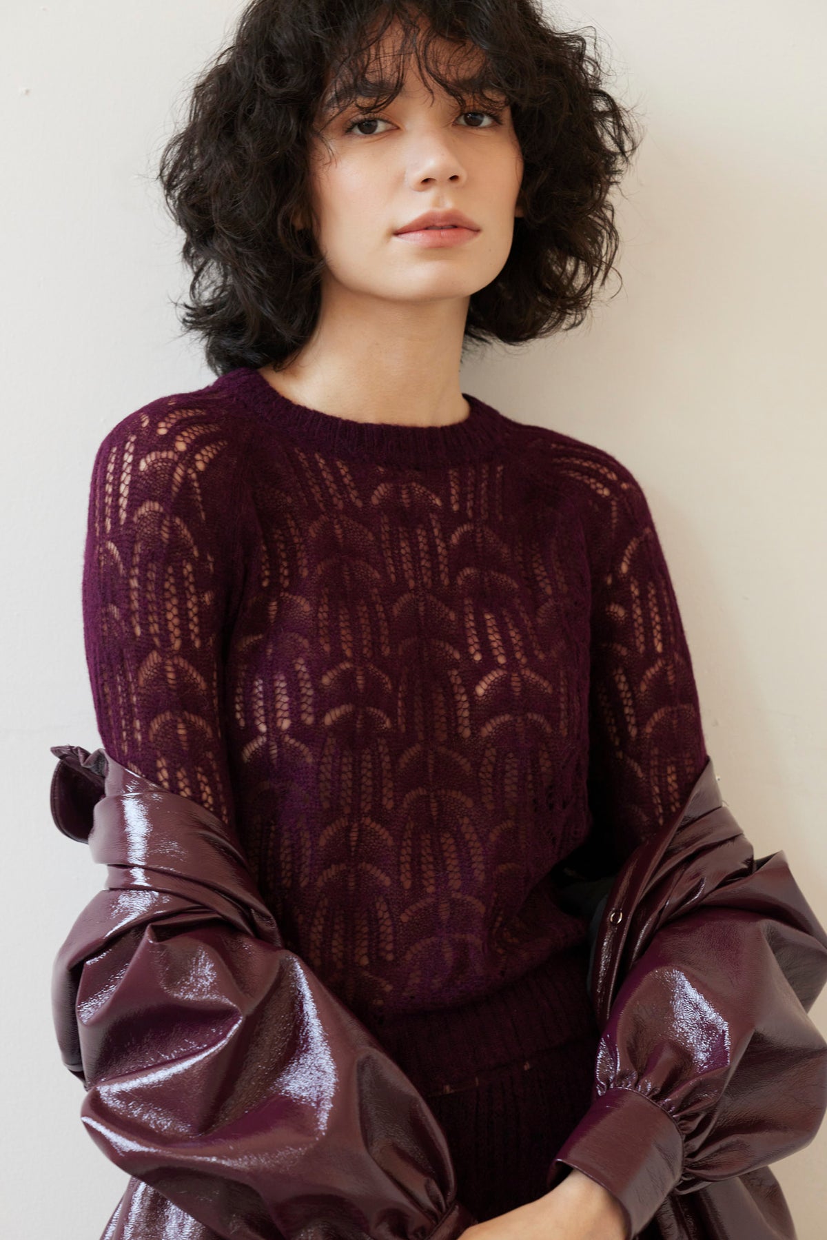 Miranda Lace Knit Sweater Sweaters CHRISTINE ALCALAY