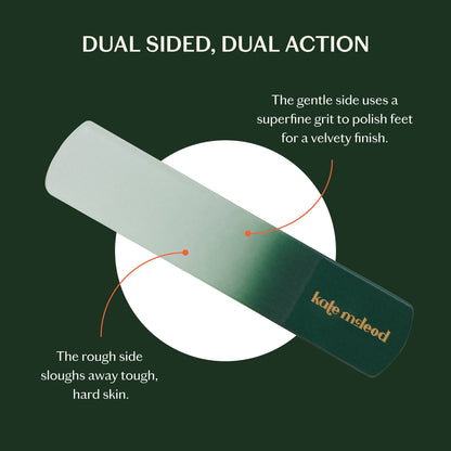 The Foot File | Glass Foot Buffer & Callus Remover Beauty Kate McLeod