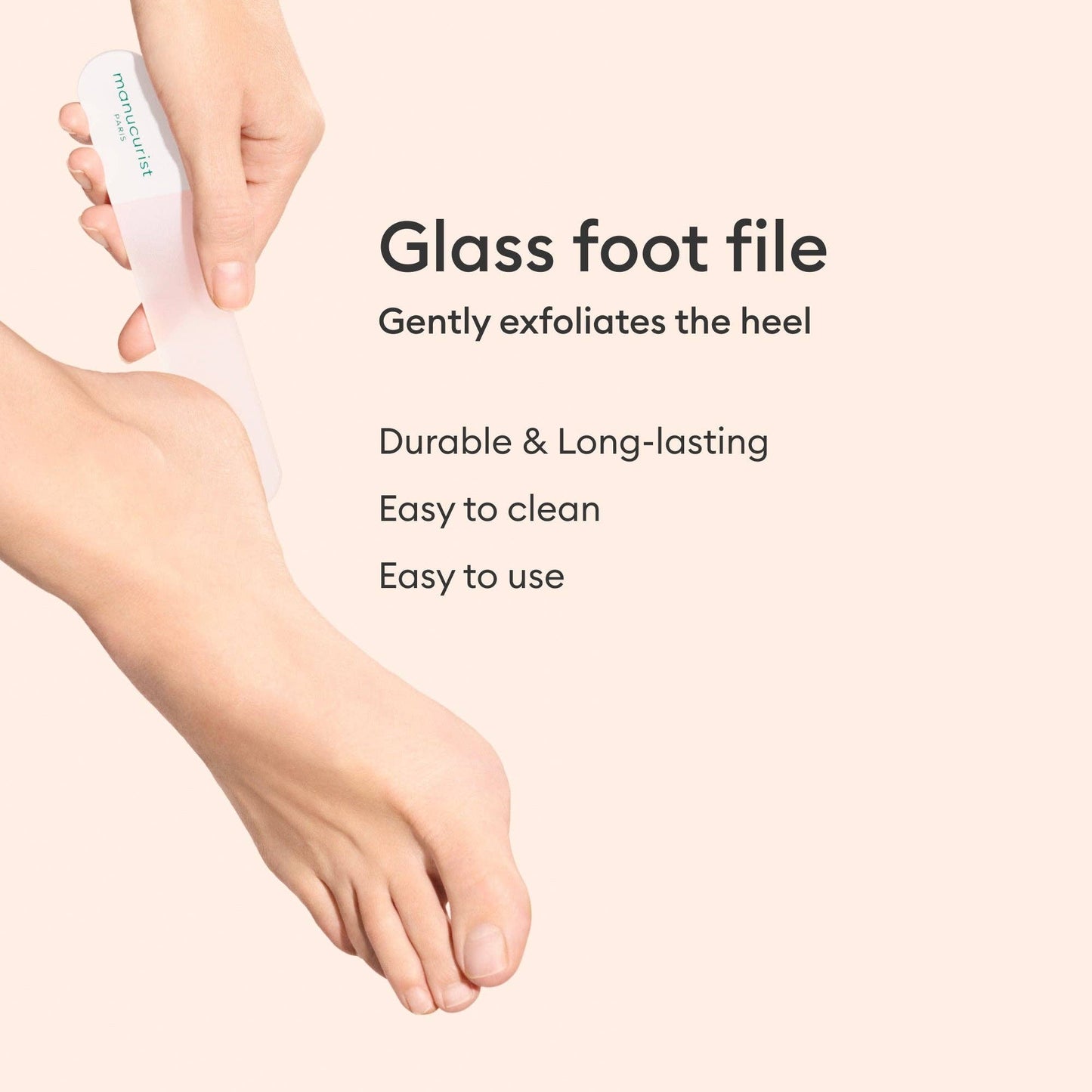 Râpe en verre pour les pieds Beauty Manucurist, Inc.
