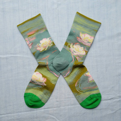 Socks Claude Monet Nympheas Ocean Bonne Maison 36/38