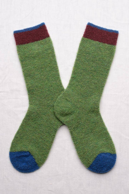 Mousse Solid Lichen Socks Socks Bonne Maison