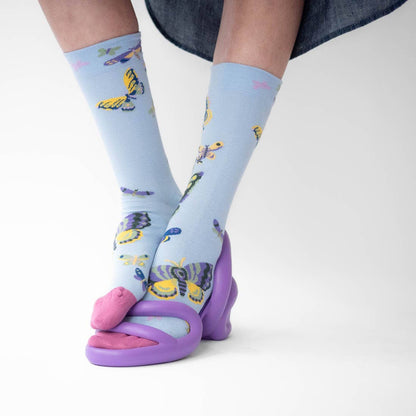 Sky Butterfly Socks Bonne Maison