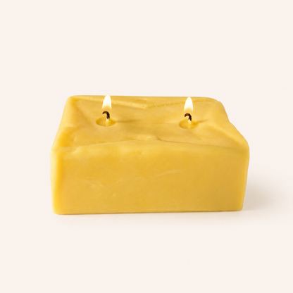 Butter Candle Candles Scandles Single Butter Yellow Unscented (Natural Soy)