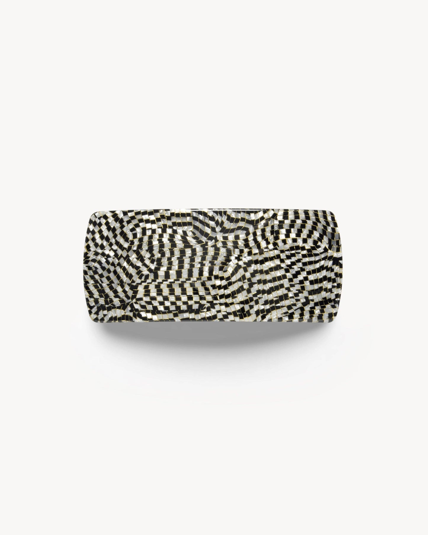 Jumbo Box Barrette in Perle Noir Hair Accessories MACHETE