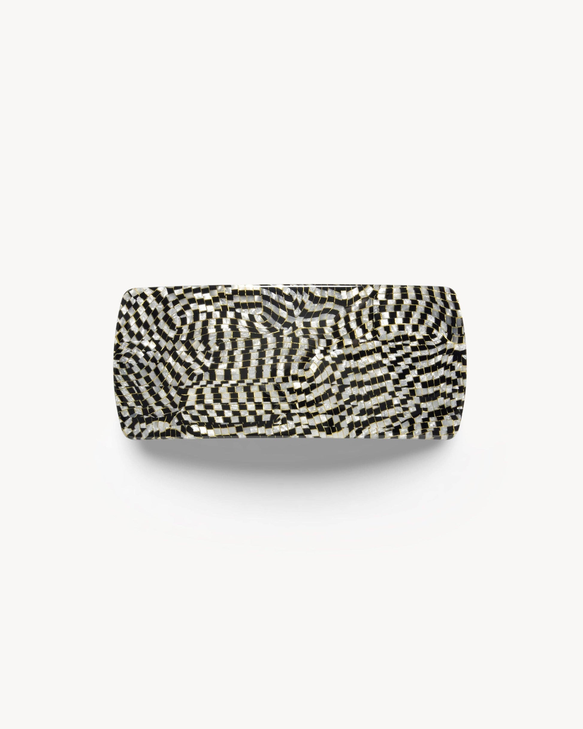 Jumbo Box Barrette in Perle Noir Hair Accessories MACHETE