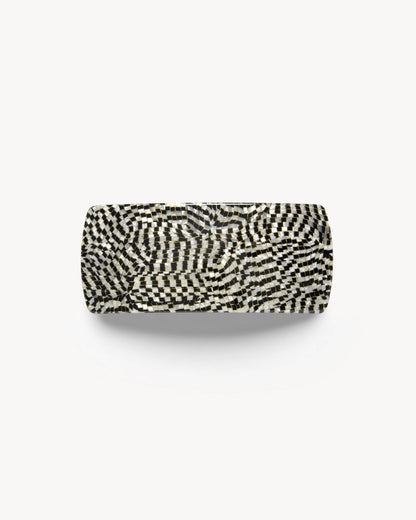 Jumbo Box Barrette in Perle Noir Hair Accessories MACHETE