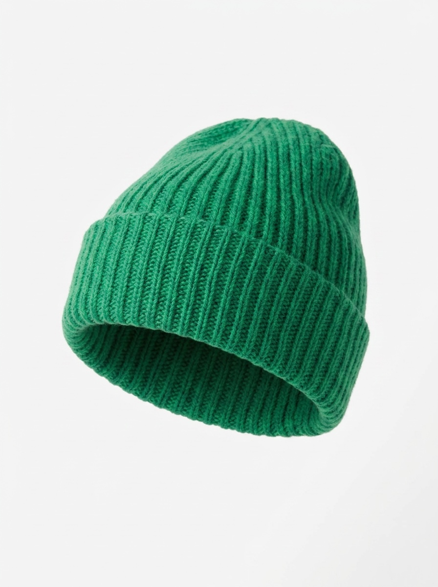SAMPLE FW26 - Lofted Beanie in Alpaca Wool Blend - Grass Green Samples CHRISTINE ALCALAY