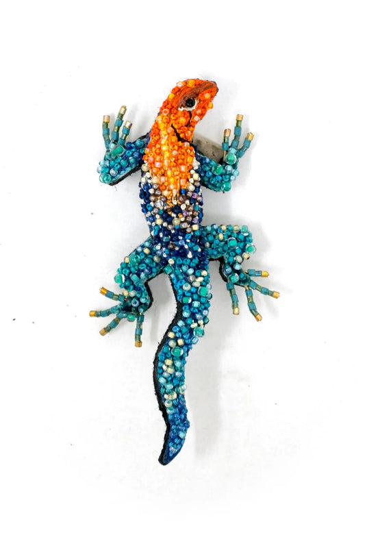 Agama Lizard Brooch Pin Accessories Trovelore