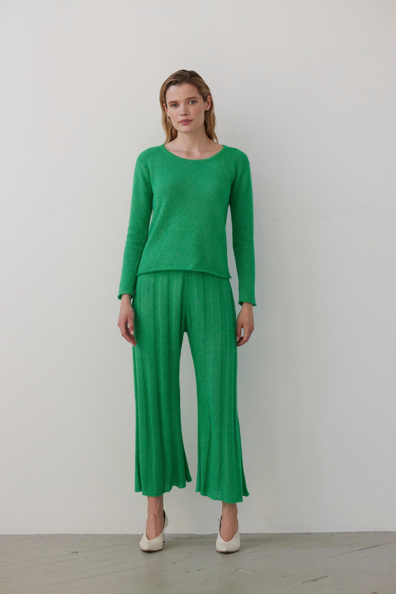 Anna Tee Sweater in Baby Alpaca Sweaters CHRISTINE ALCALAY