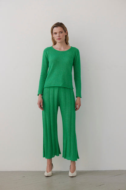 Anna Tee Sweater in Baby Alpaca Sweaters CHRISTINE ALCALAY