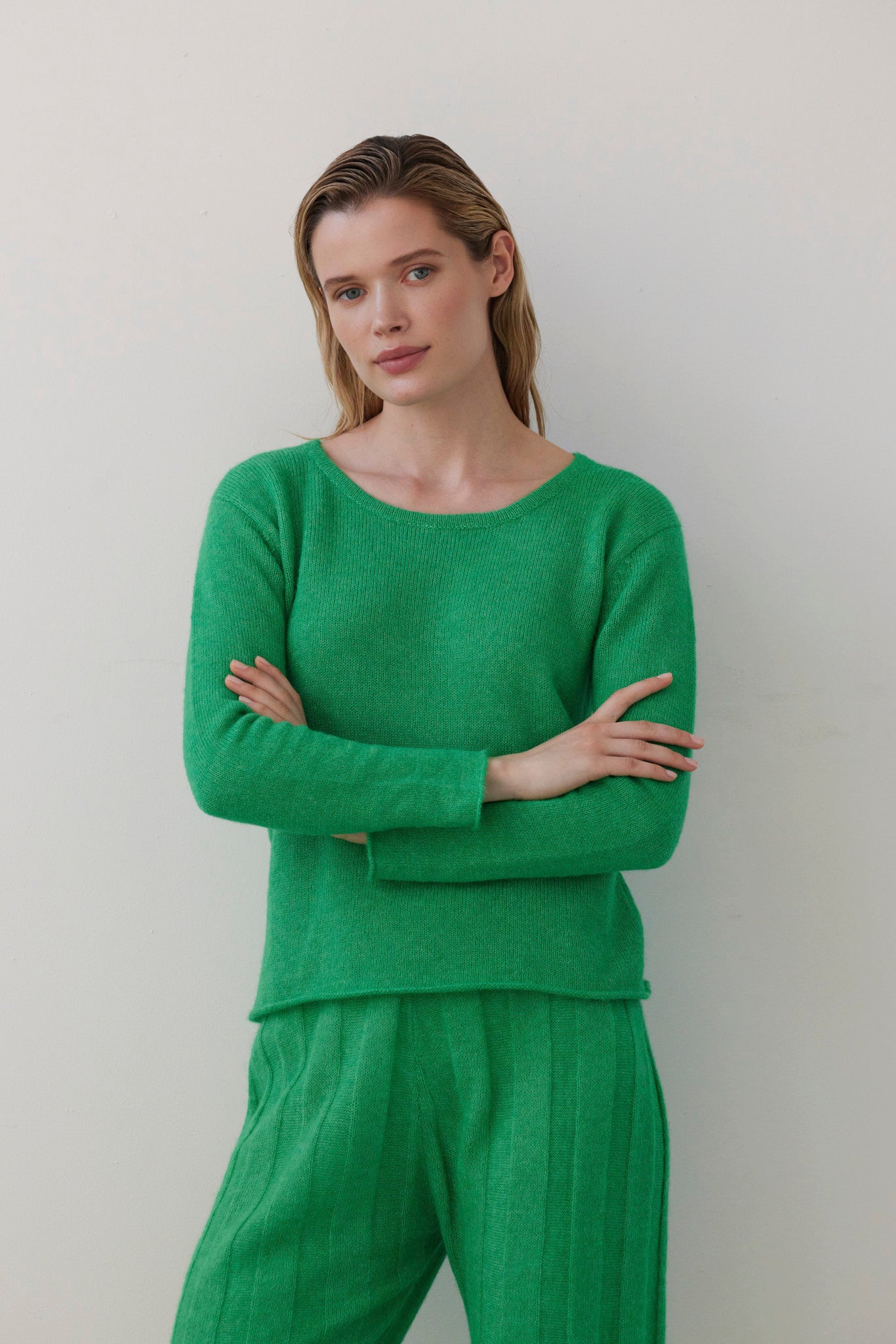 Anna Tee Sweater in Baby Alpaca Sweaters CHRISTINE ALCALAY