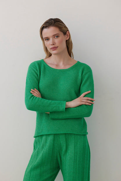 Anna Tee Sweater in Baby Alpaca Sweaters CHRISTINE ALCALAY