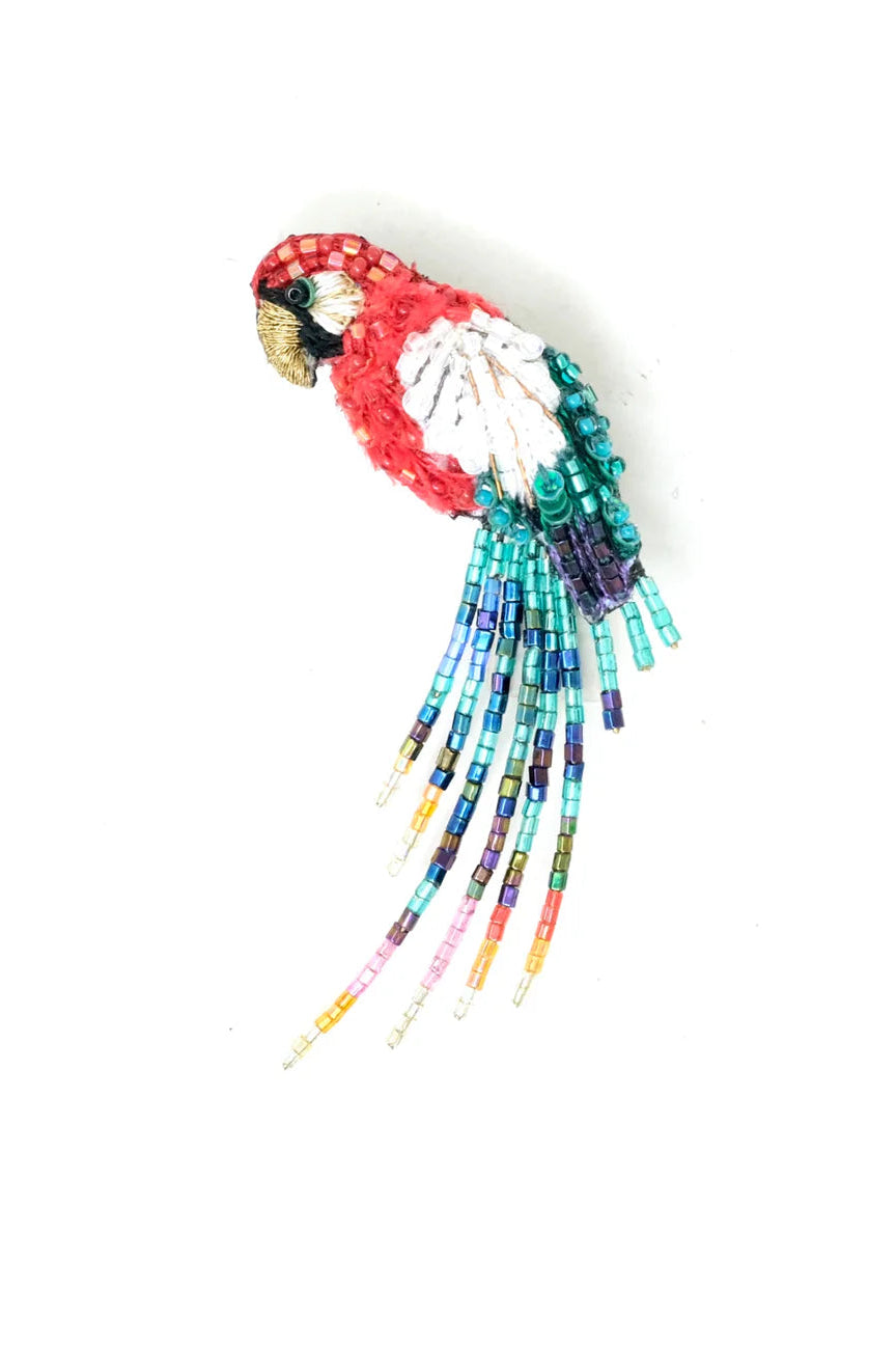 Arara Macao Brooch Pin Accessories Trovelore
