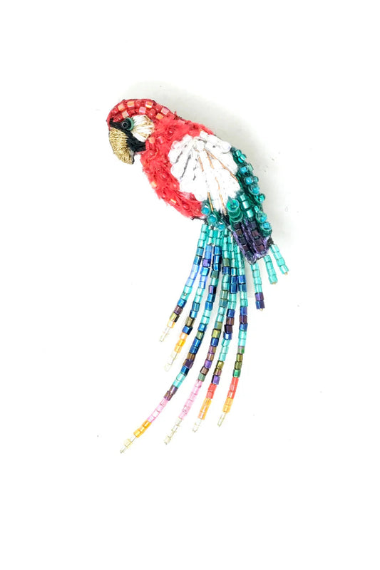 Arara Macao Brooch Pin Accessories Trovelore