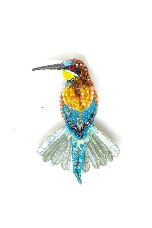 Beekeeper Bird Brooch Pin Accessories Trovelore