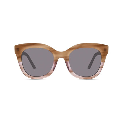 Caitlin Sunglasses in Brown Gradient