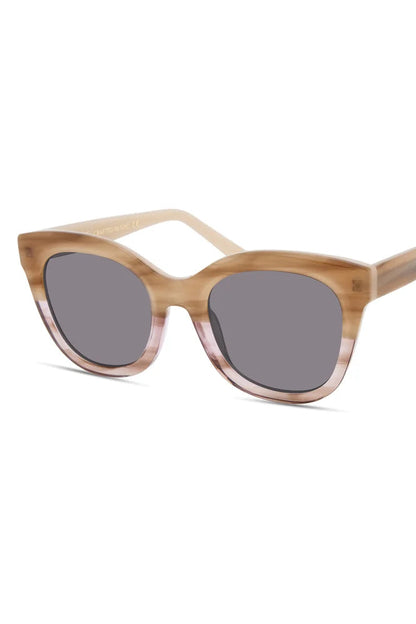 Caitlin Sunglasses in Brown Gradient