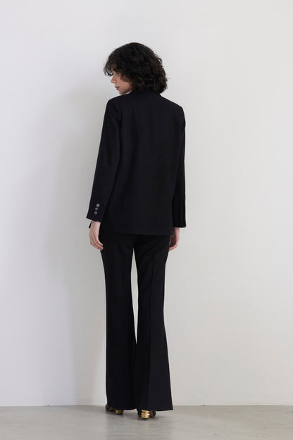 SAMPLE FW26 - Charlie Double Breasted Blazer in Wool - Black Samples CHRISTINE ALCALAY