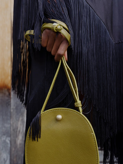 The Mini Eggi in Green Ochre Bags Lindquist