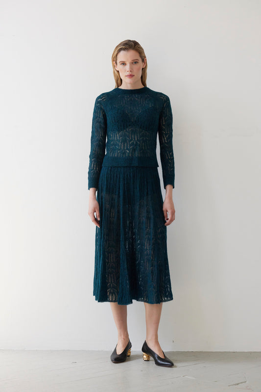 Erin Lace Knit Skirt Skirts CHRISTINE ALCALAY