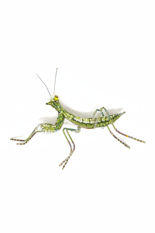 Green Mantid Brooch Pin Accessories Trovelore