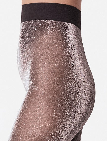 Tora Shimmery Tights- Mauve Hosiery Swedish Stockings