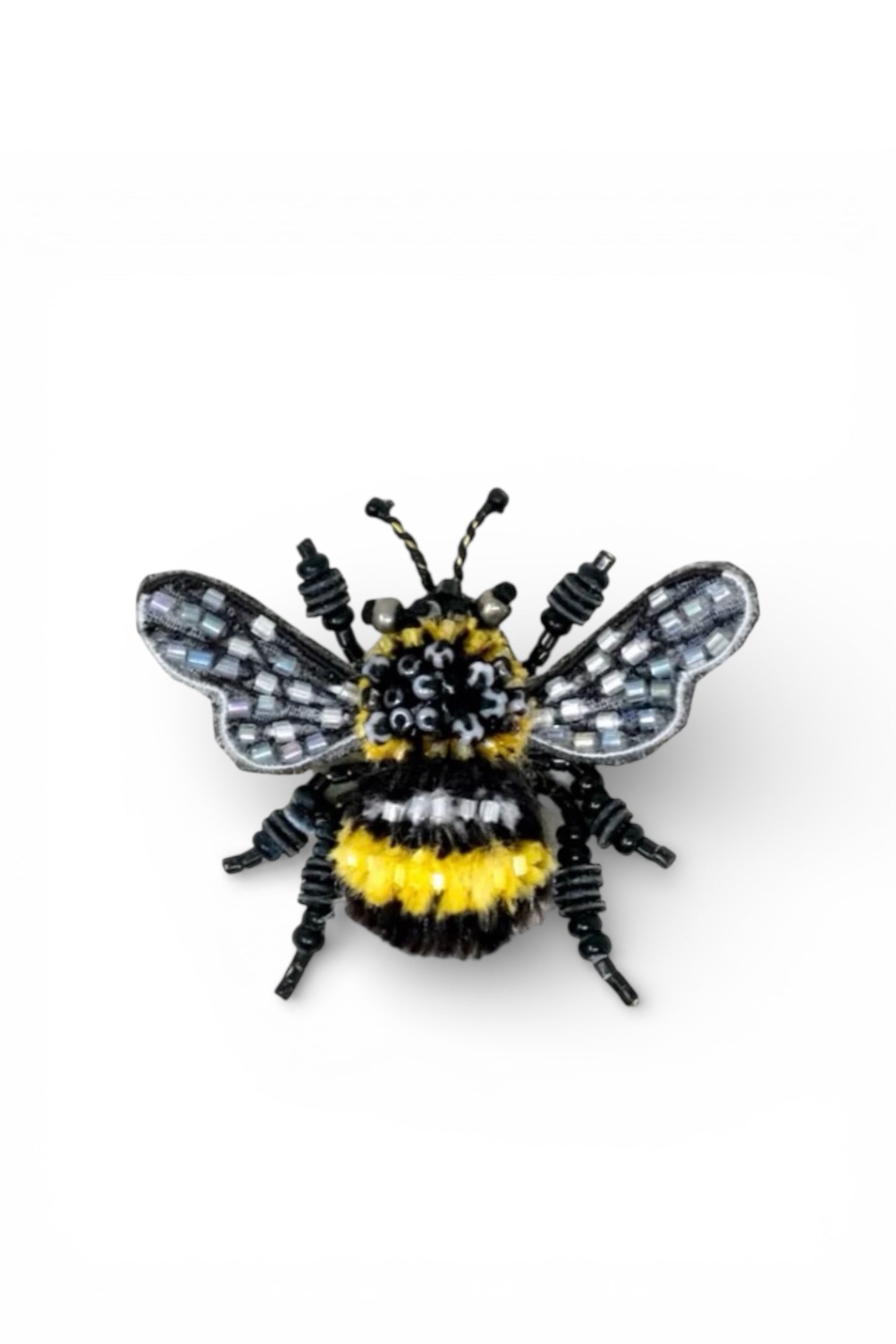 Yellow-Banded Bee Brooch Pin Accessories Trovelore