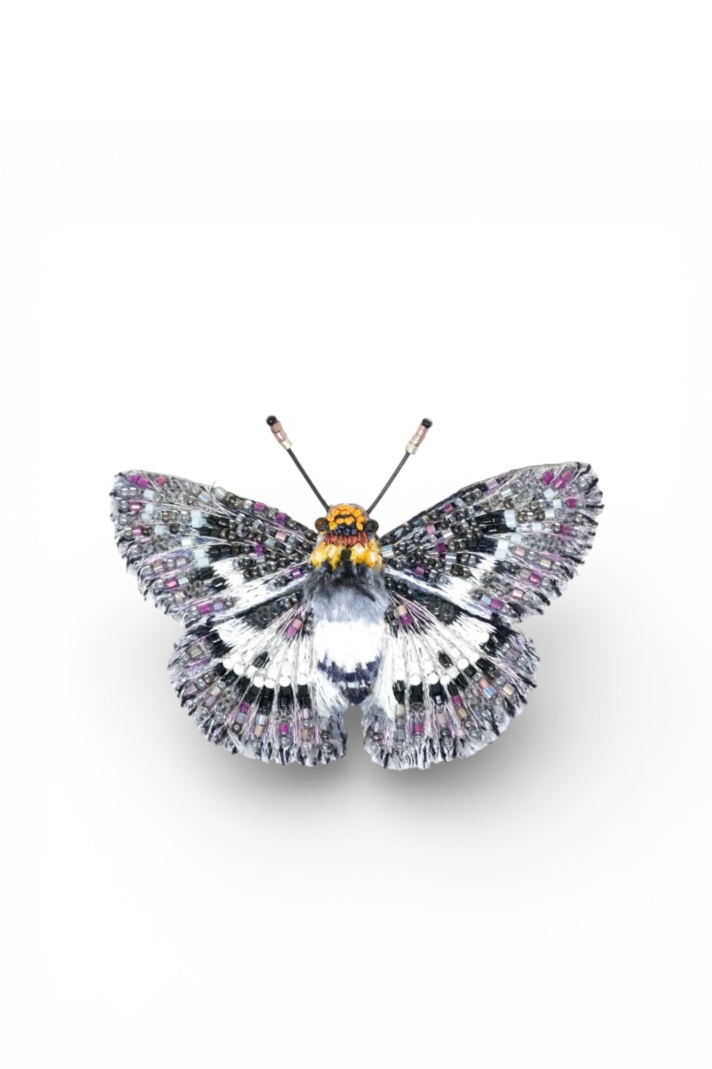 Yellow Breast Flat Butterfly Brooch Pin Accessories Trovelore