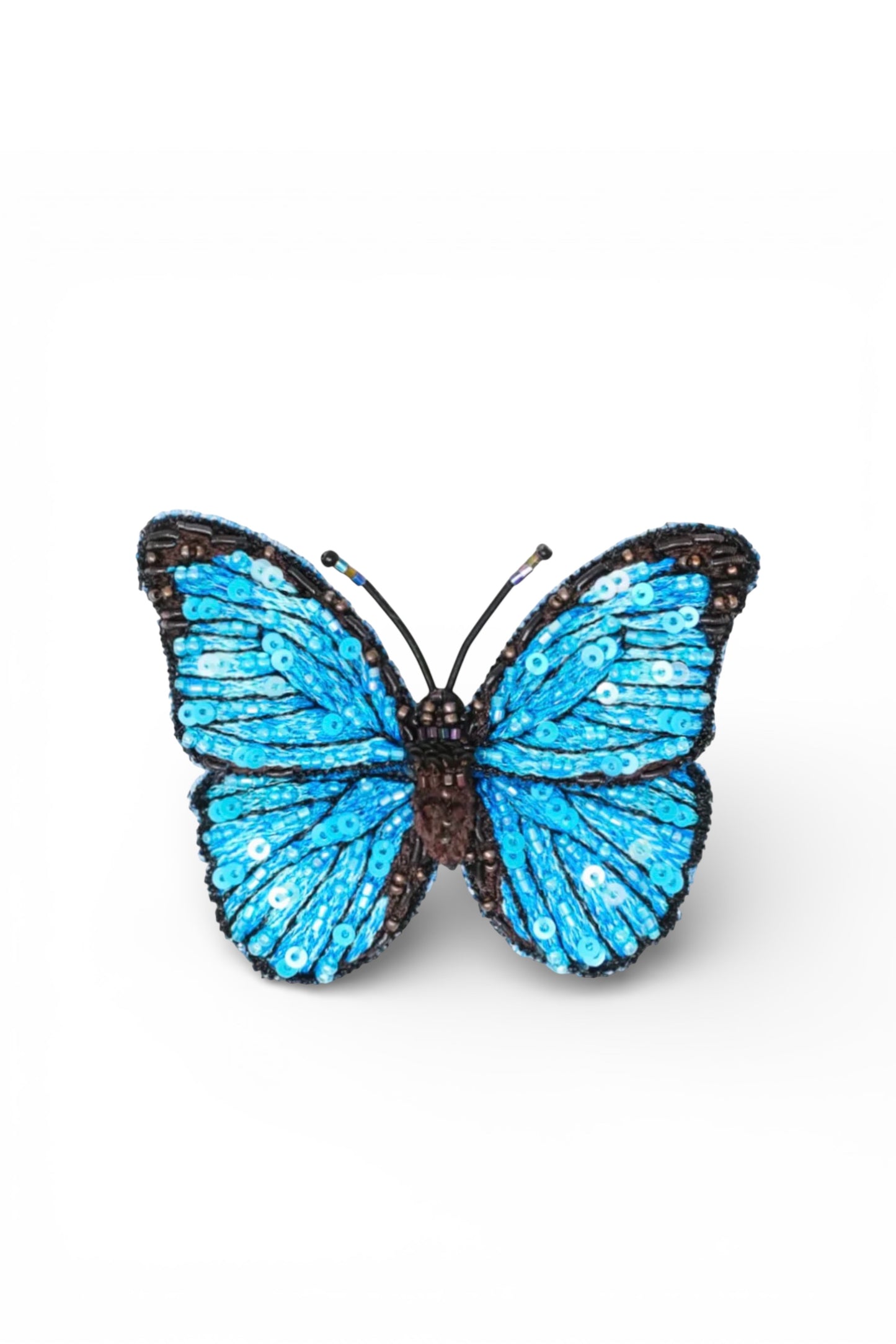 Blue Morpho Brooch Pin Accessories Trovelore