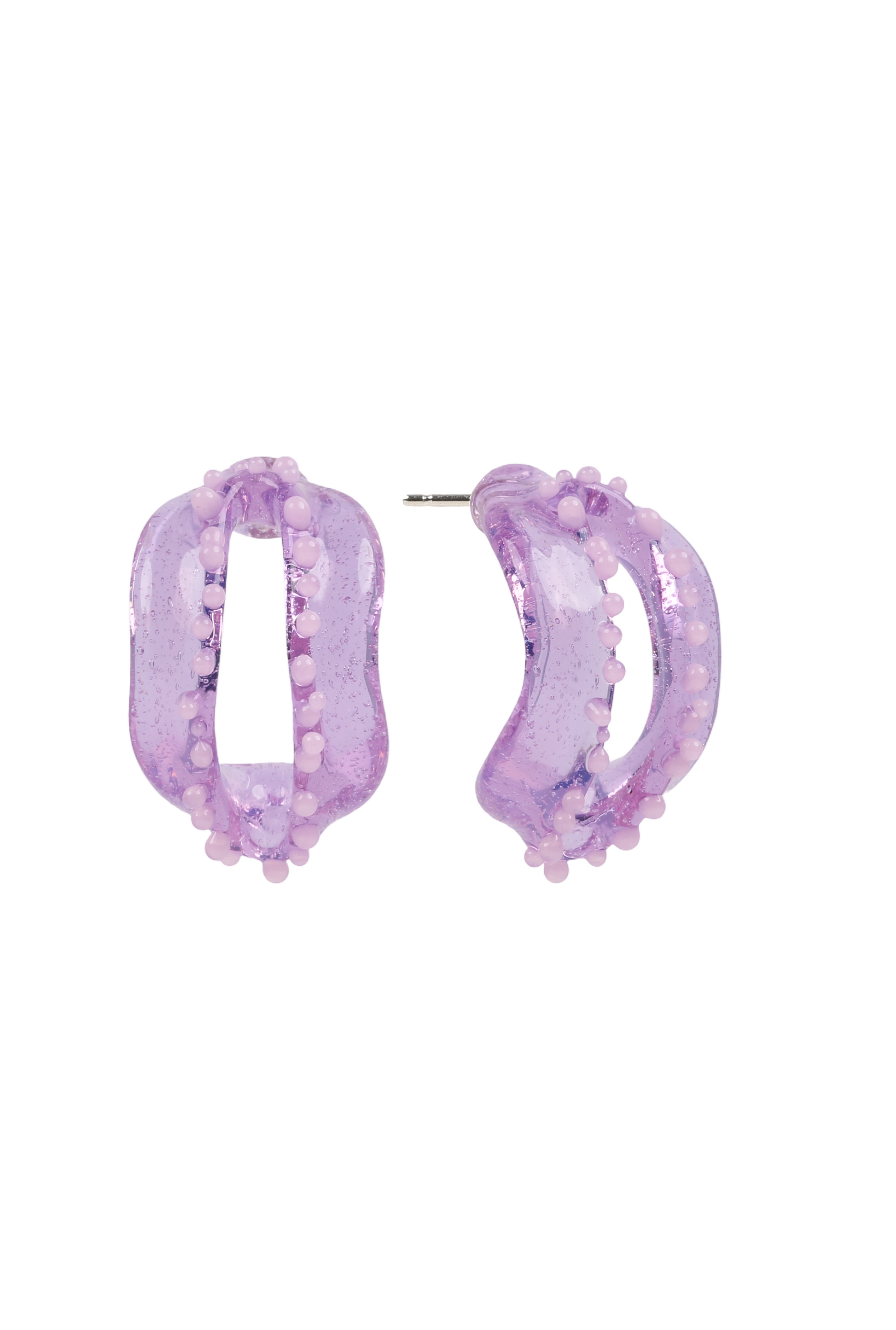 Tide Hole Hoops - Pink Slyme Jewelry KEANE